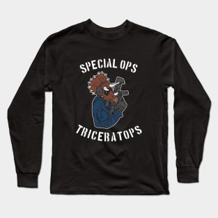 Special Ops Triceratops Long Sleeve T-Shirt